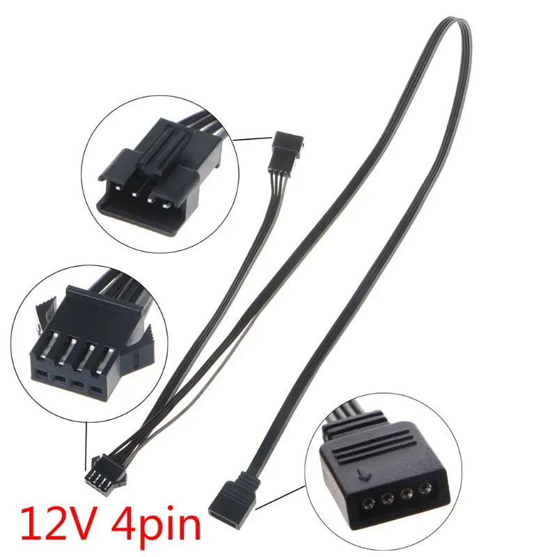 

12V 4Pin RGB Connector Cable Extension Cord for Giga/Microstar/A-sus Motherboard