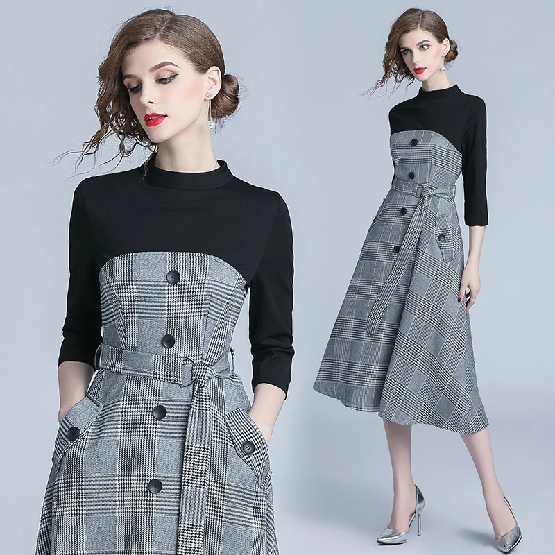 

Summer Dress Free Shipping Round Color Women Dress