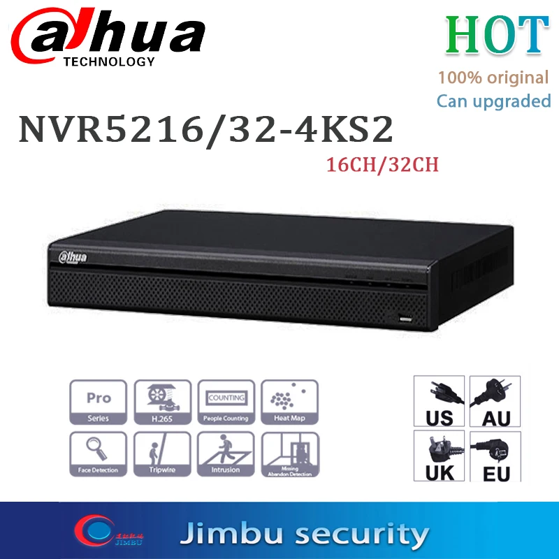Видеорегистратор Dahua P2P NVR 16 каналов 32 канала стандартная поддержка разрешения 4K
