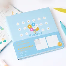 

2022 Cute Cartoon Animal Monthly Weekly Planner 160*160mm 168P Kawaii School Office Agenda Gift