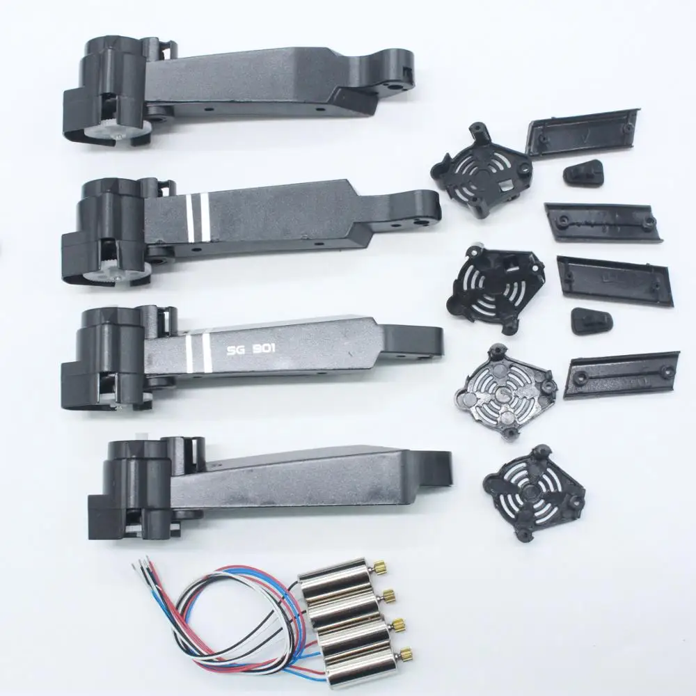SG901 SG 901 RC Дрон запасные части моторы двигатель складной рычаг|Детали и