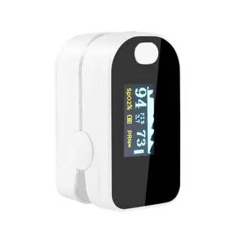 

1Pcs OLED Screen Finger Clip Oximeter Pure Heart Rate Monitoring Device Pulse Oximetry Measuring Blood Oxygen Finger Clip