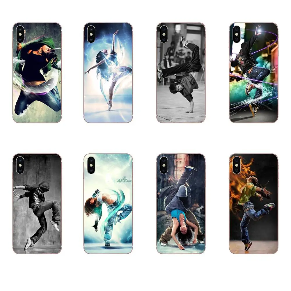 Чехлы для телефонов из ТПУ Потрясающие в стиле хип хоп уличный танец Apple iPhone 4 4S 5 5C