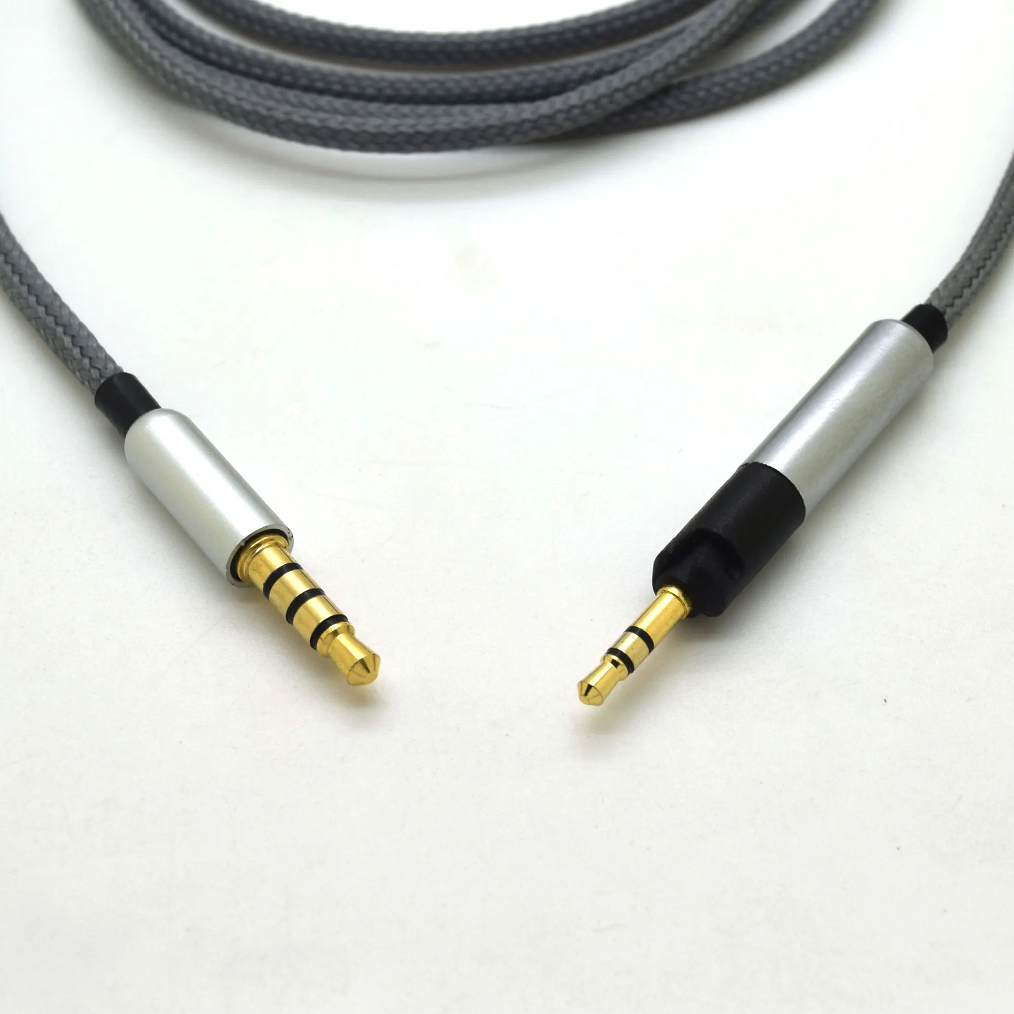 Replacement Cable for Sennheiser HD598 HD558 HD518 Headphone Headset Upgraded Silver Plated 3 5mm to 2 5mm Wire with Remote mic