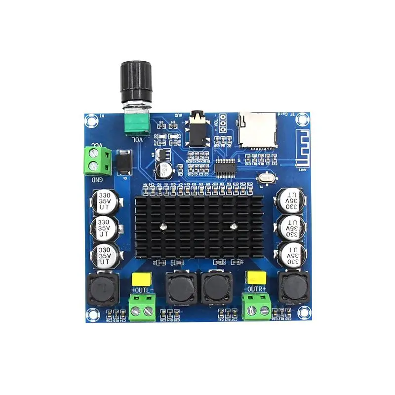 Adeeing XH A105 Bluetooth 5 0 TDA7498 цифровой усилитель плата 2x100 Вт стерео аудио модуль