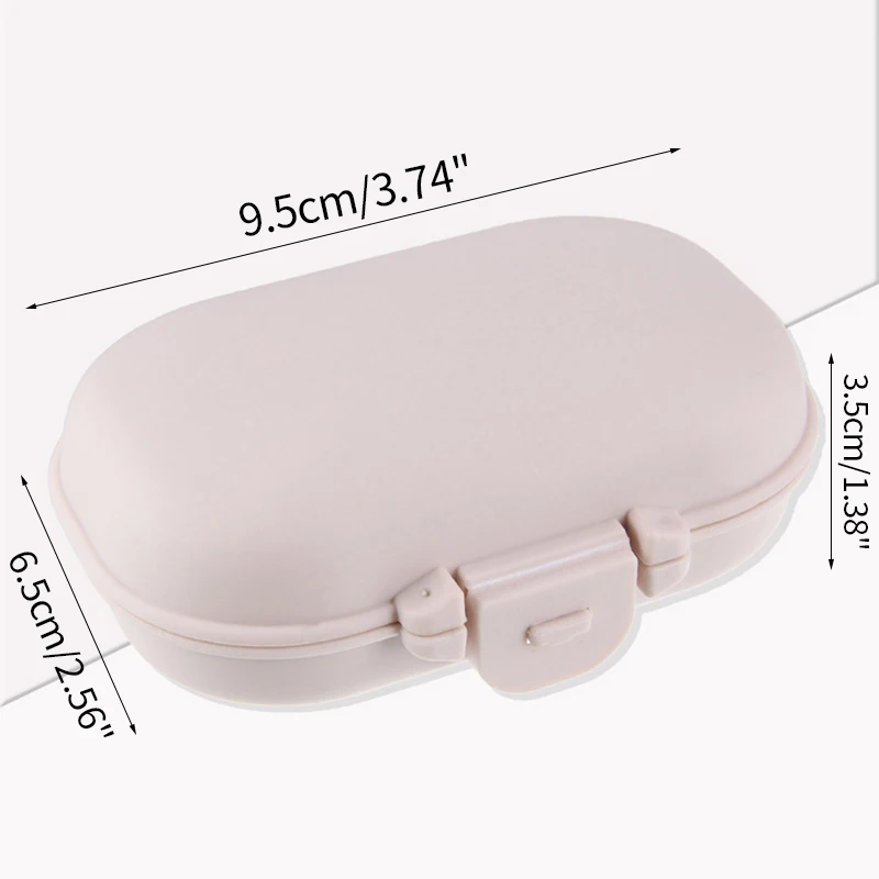 Medicine Box Mini Pill Cases Vitamin Pill Tablet Case Portable Travel Medical Box Pill Splitters Travel Accessories