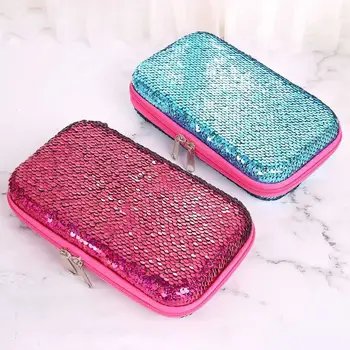 

EVA Student Sequins Pencil Case for Girls Multifunction Large Capacity Pen Box Bag Kids Gift School Stationery Supplies C90C