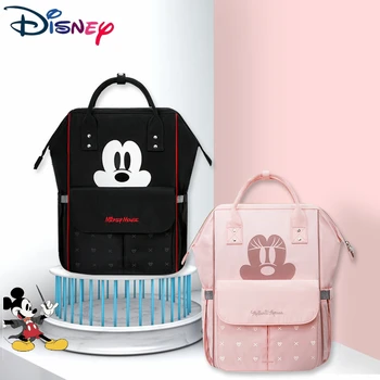 

Disney Mickey Minnie Diaper Bag Mummy Maternity Nappy Bag Large Capacity Baby Nappy Bags Mother Stroller Bag Organizer DPB63