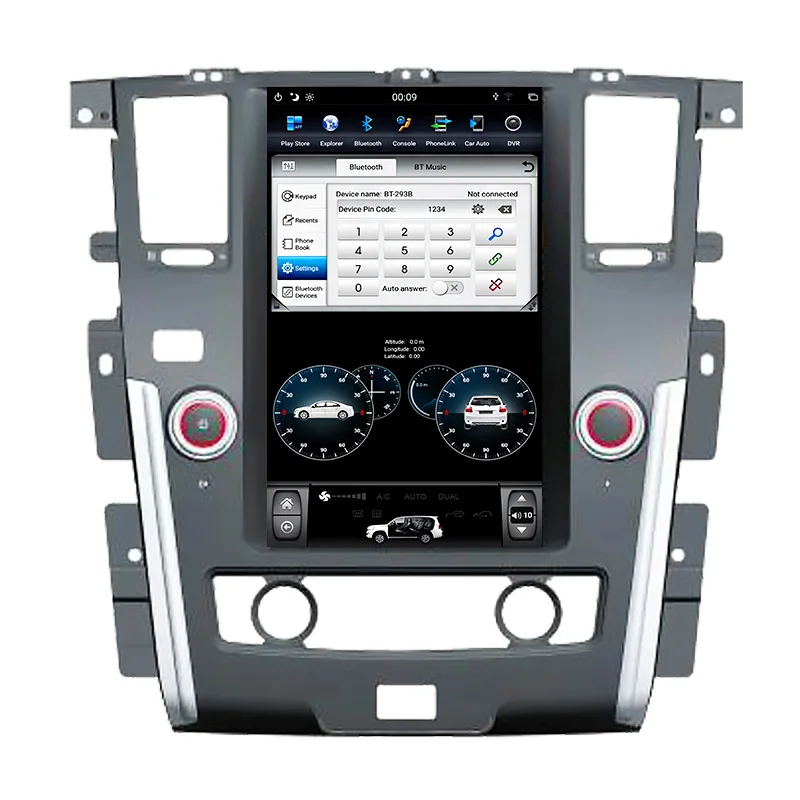 13 3 дюйма стиль Тесла с Android 7 1 система RK PX3 2 + 32G для NISSAN PATROL 2010 2019 ручной A/C низкий