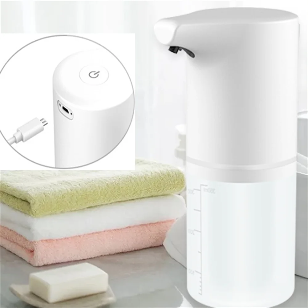 USB Charging Automatic Induction Foam Soap Dispenser Smart Sensor Liquid Soap Dispensers Auto