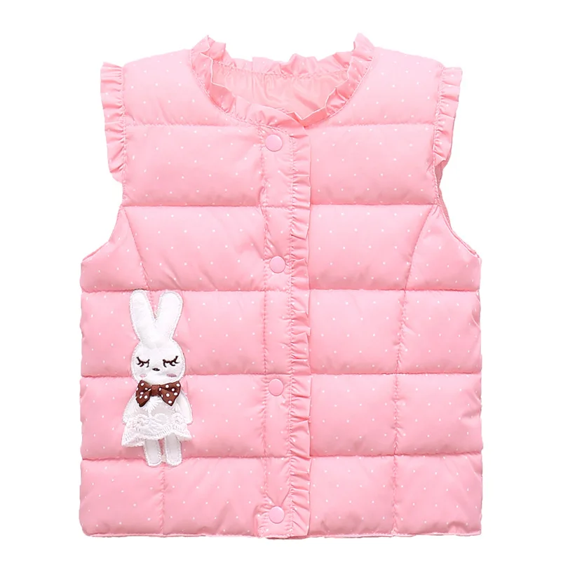 

Vest Girl New Bright Children Outerwear Clothing Autumn Kids Girls Clothes Baby Girl Cotton Padded Vest Warm Winter Waistcoat