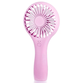 

Mini Handheld Fan Battery Powered Rechargeable Battery, Pink