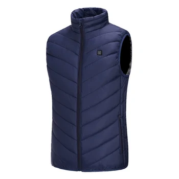 

S-4XL Electric Heated Vest Men Women Heating Waistcoat Thermal Warm Clothing Usb Heated Outdoor Vest Winter Heated Jacket new1