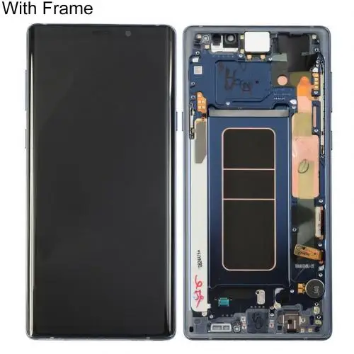 Blue with Frame N ew поступление Замена ЖК сенсорный экран дигитайзер с рамкой для samsung Galaxy Note 9 N960 - Цвет: Blue with Frame