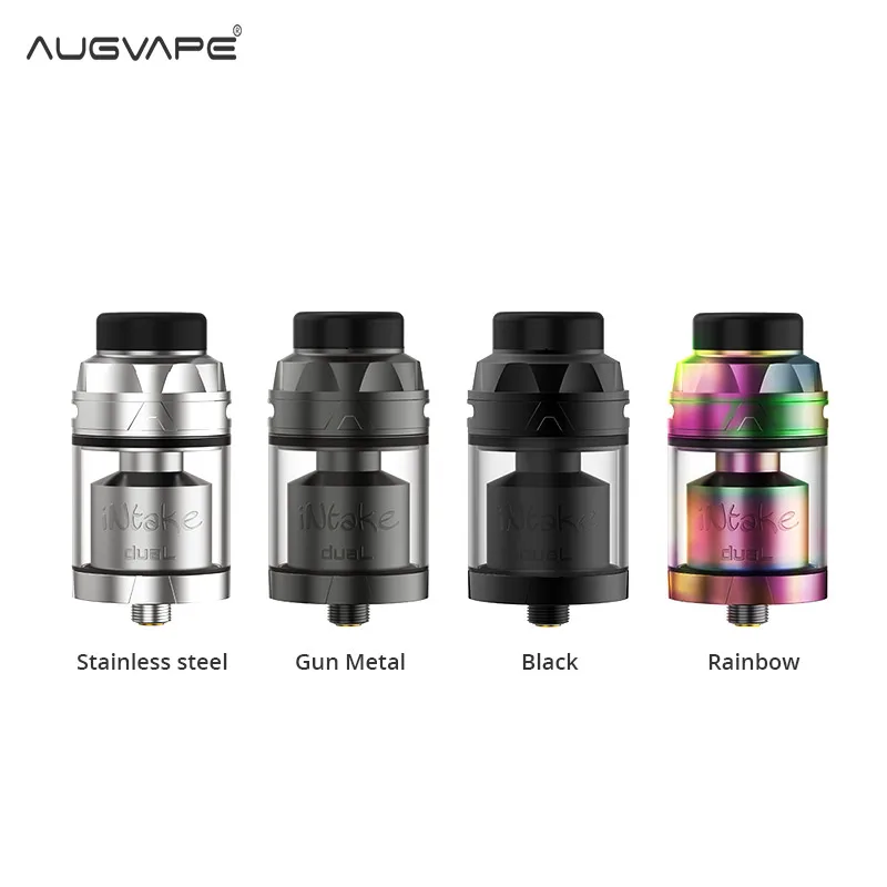 Augvape Впускной двойной RTA 4,2 мл/5,8 мл Vape Танк двухслойный распылитель 26 мм Leekproof сверху в сторону воздушный поток Топ наполнение электронной сигареты