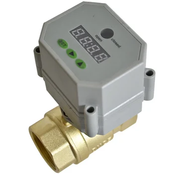 

1/4''-1 1/4'' DN8-DN32 2-Way Electric Timer Drain Brass Ball Valve Automatic Timer Flush Valve Intelligent Timer Programed Valve