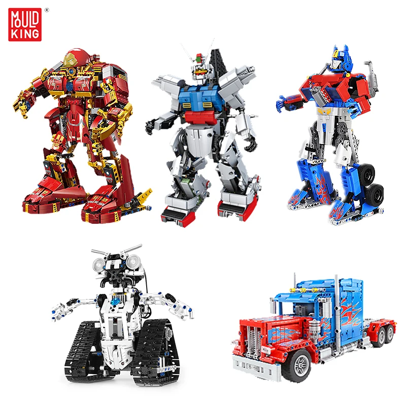 MOLD KING APP programming remote control robot building blocks electric smart children's toys Christmas gifts | Игрушки и хобби