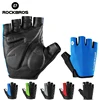 ROCKBROS Half Finger Cycling Gloves Breathable Shockproof MTB Mountain Bike Gloves Mens Outdoor  Bicycle Riding Mittens 2