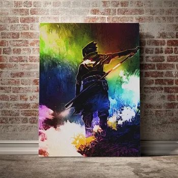 

Anime Naruto Sasuke Fanart Poster Canvas Wall Art Decoration prints for living Kid Children room Home bedroom decor painting