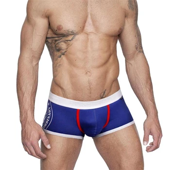 

Underwear Mens Cotton Boxer Shorts Brand Boxers Sexy Print Panties Middle Waist Underwear Seamless Breathable Man Underpants