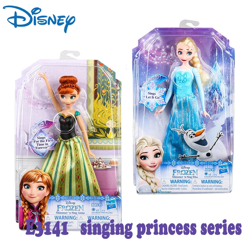 Оригинальная Disney Frozen 2 поющая принцесса Эльза Анна Музыкальная кукла игрушка