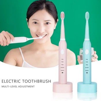 

USB Charge Toothbrush Ultrasonic Electric Toothbrush Rechargeable Tooth Brushes Washable Electronic Whitening Teeth Brush water