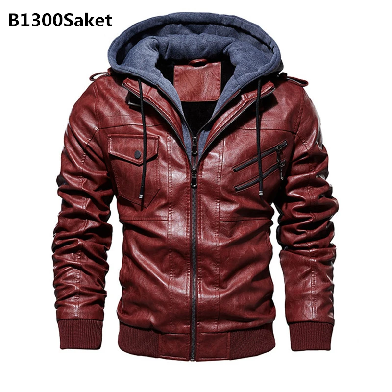 B1300Saket, мужские Куртки из искусственной кожи, верхняя одежда, кожаные толстовки, пальто, мужские, зима, осень, Harajuku, мотоциклетные, на заказ, принт, автомобильная куртка с логотипом
