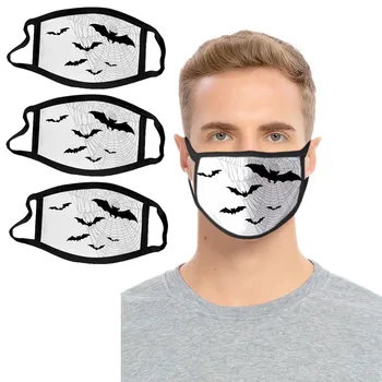 

Bat Print Masks Unisex Reusable Breathable Safe Protection Mask cotton Reusable Face Masks mascarillas reutilizables lavables