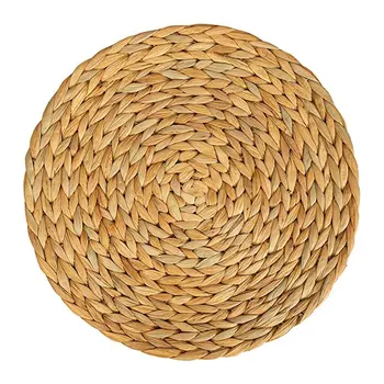 

Natural Rattan Coasters Bowl Pad Handmade Insulation Placemats Table Padding Cup Mats Kitchen Decoration Accessories