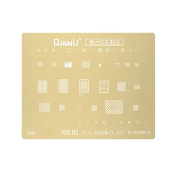 

Golden Steel Mesh BGA Stencil Motherboard IC Chip Planting Tin Template for iPhone XR XS MAX X 8 8P 7 7P 6S 6SP 6 6P 5S