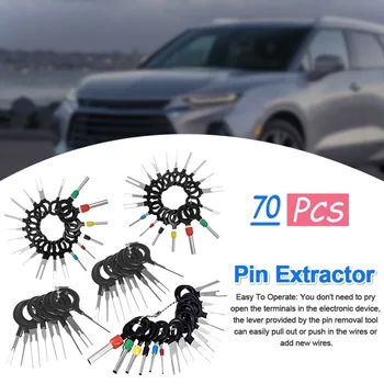 

70pcs/set Durable Electrical Accessories Puller Professional Ejector Portable Tool Wire Release Pin Extractor Terminal Removal