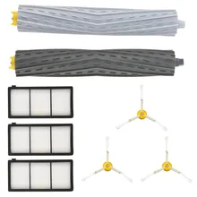 Best Offers Replacement 3pcs Side Brush 3pcs HEPA Filter 2pcs Rolling Brush Vacuum Cleaners Sweeping Robot Parts Best Offers Replacement 3pcs Side Brush 3pcs HEPA Filter 2pcs Rolling Brush Vacuum Cleaners Sweeping Robot Parts