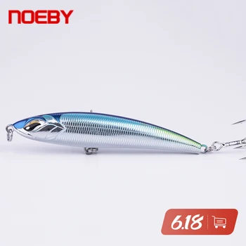 

NOEBY Sinking Pencil Fishing Lure Hard baits Artificial Stickbait Boat Ocean 60g 62g 126g pescaria materia de pesca