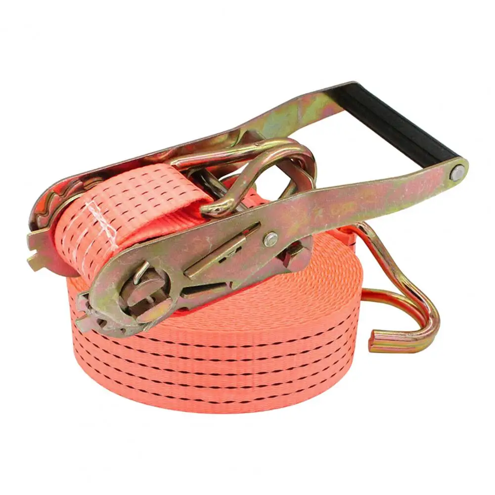 6m Luggage Cargo Strap Double Hook Strong Load-bearing Tensioning Belt Portable Tie Down Straps for Car Trucks