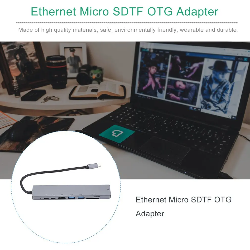 3 в 1 концентратор Tpye-C к Micro USB 3,0 2,0 HDMI Thunderbolt сплиттер адаптер совместимый для MacBook Pro для samsung