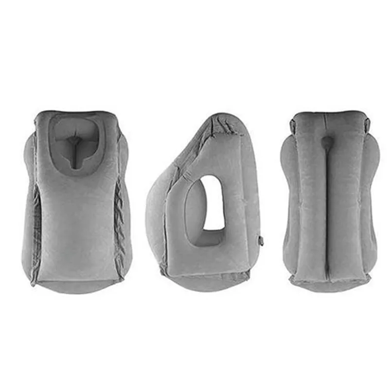 Inflatable Travel Sleeping Bag Portable Cushion Neck Pillow for Men Women Outdoor Airplane Flight Train Sleeping Easy 5