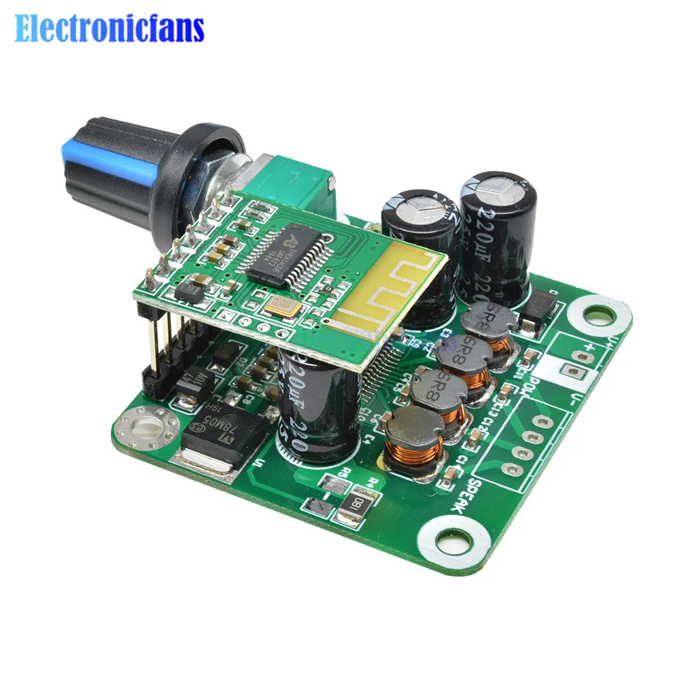 TPA3110 15W+15W Bluetooth 4.2 Digital Stereo Audio Power Amplifier Board 12V-24V