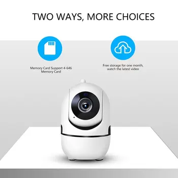 

Self-tracking Hd Camera Mini Intelligent Surveillance Camera 360 Degree Home Wifi Network Camera Hd Night Vision Monitor