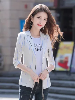 

Spring and summer suit women Korean version of the small man Slim short retro wild waist thin section small suit
