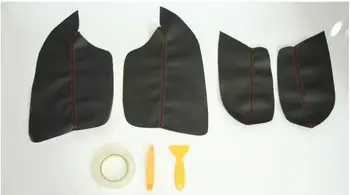 

Car Interior Door Handle Panel Armrest Microfiber Leather Cover For Mitsubishi Outlander 2014 2015 2016 2017 2018 2019 2020 4PCS