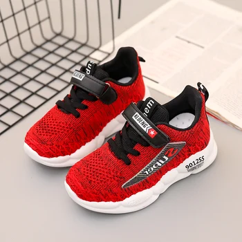 

Children Sneakers Boys Shoes Mesh Sports Kids Breathable Leisure shoes Mixed Color Boys running Wear Resistant SC073