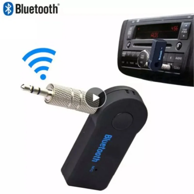 Adaptador 2 en 1 con conector de 3,5mm, transmisor receptor inalámbrico Bluetooth 4,0 para Audio de coche, Aux, auriculares, manos libres, PC, TV, accesorio inteligente