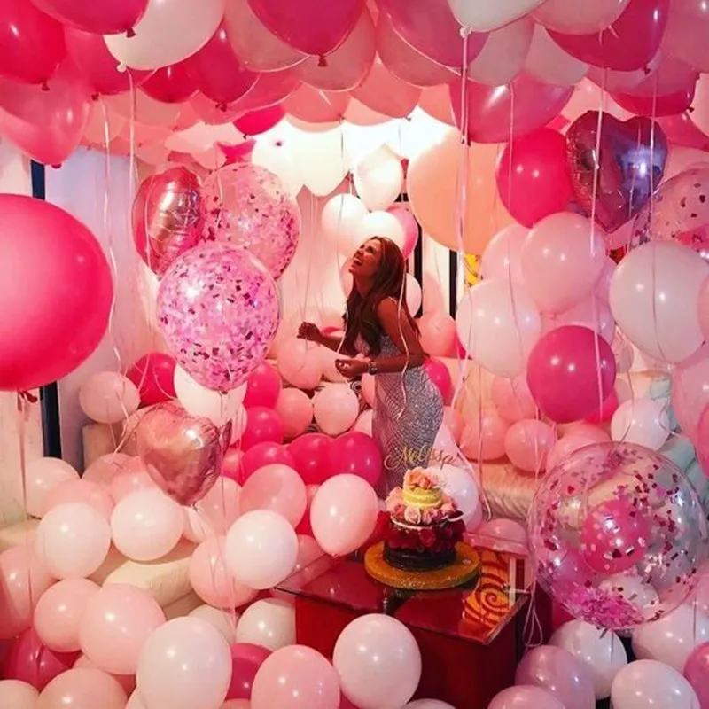 14 шт мульти цвета: золотистый, Синий Розовый конфетти воздушный шар с гелием с днем рождения, на свадьбу, комплект одежды для маленьких мальчиков и девочек, душ фестиваль вечерние поставки