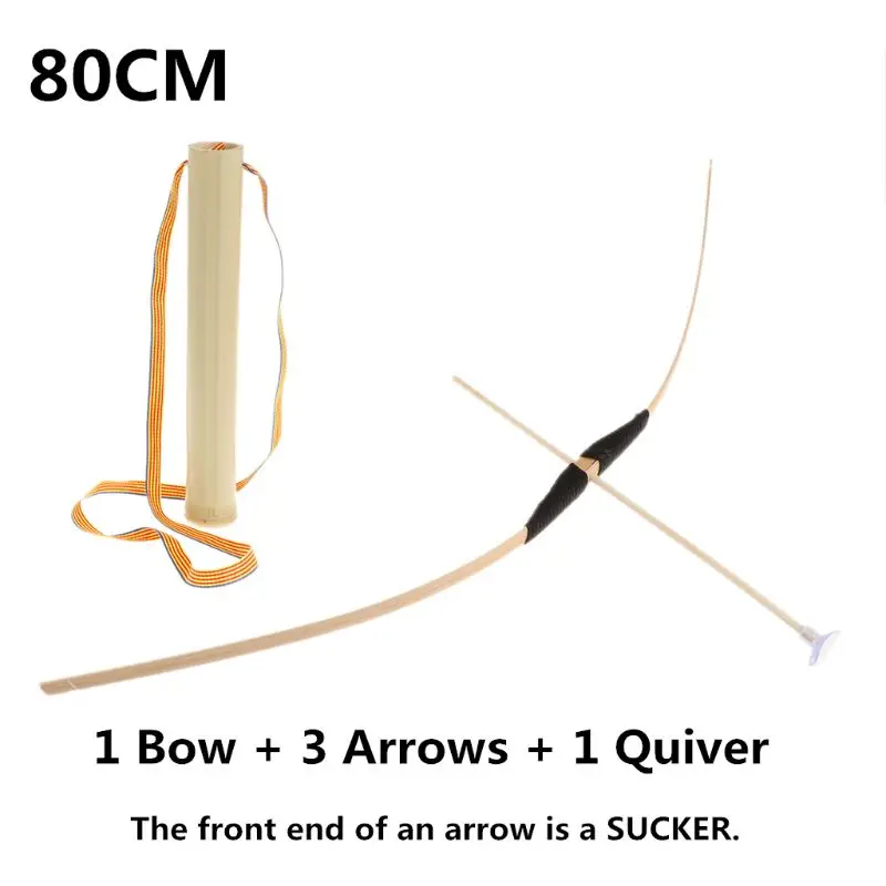 Safe Bamboo Bow And Arrow Toy Set Green Hero Cosplay Outdoor Sports Kids Gift Boy Favors Craft | Игрушки и хобби