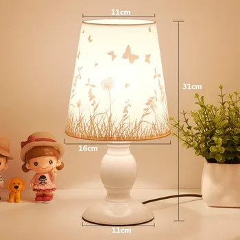

Nordic Crystal Table Lamps PVC Desk Lamp Stainless Steel Tafellamp For Bedside Hotel Decoration Bedroom Lamp living room