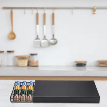 

2020 New Stainless Steel 40 Cups Nespresso Coffee Capsules Pods Holder Storage Stand Rack