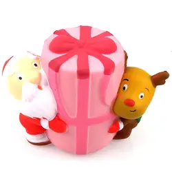 Игрушка прекрасный крем ароматизированный снятие стресса Рождество Санта Клаус супер медленно поднимающиеся дети сжимаются игрушки для