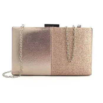 

Double Flower Patchwork Women Metal Clutches Chain Shoulder Handbags Crossbody Bag Ladies Fashion Evening Party Clutch Purse