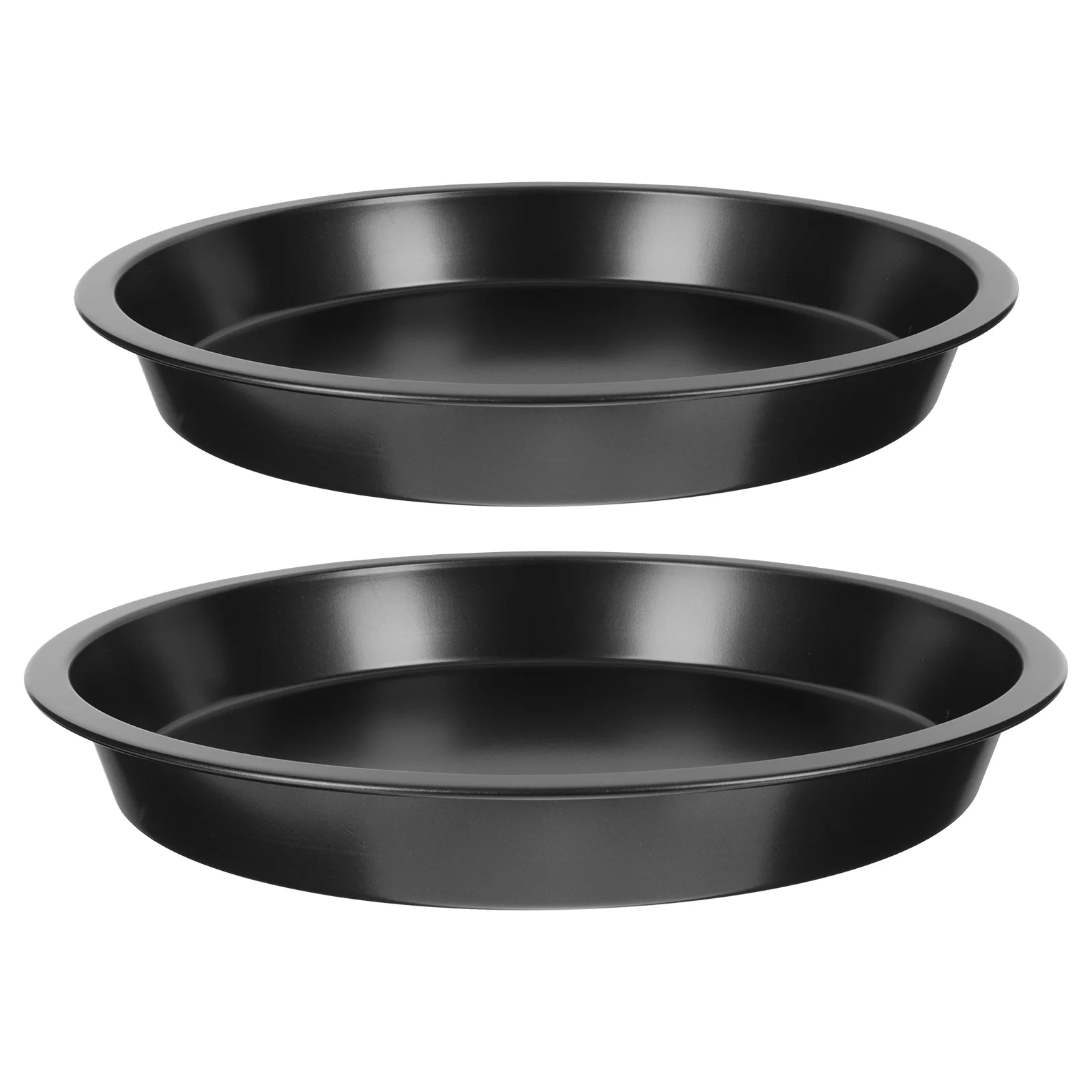 Piastra per Pizza 2 pezzi piastra per forno per Pizza unica teglia per Pizza  in acciaio al carbonio (nera)|Pizza Tools| - AliExpress