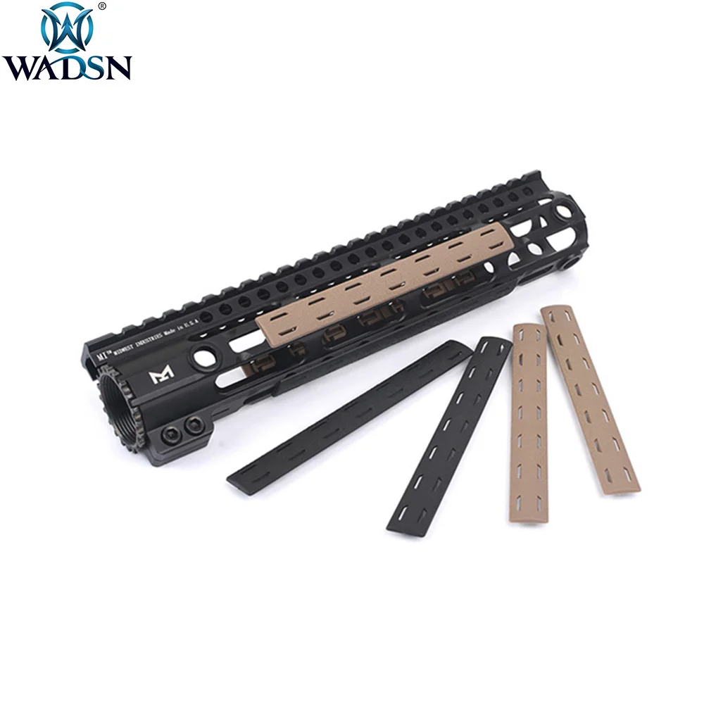 WADSN Airsoft BCM M-Lok panel Kit(5 шт.) тактическая Softair полимерная направляющая набор защита оружие принадлежности для охоты